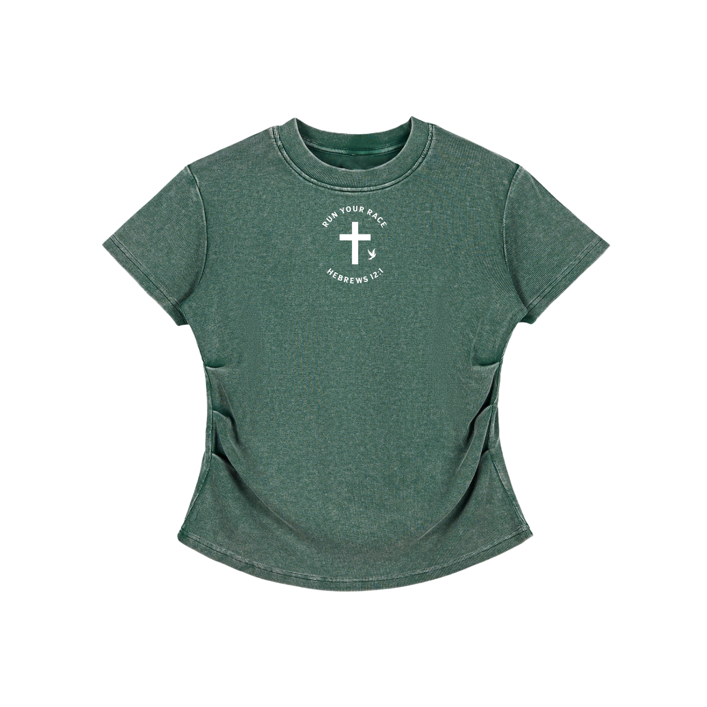 Vintage Washed Bodycon Cotton Jesus T-Shirt