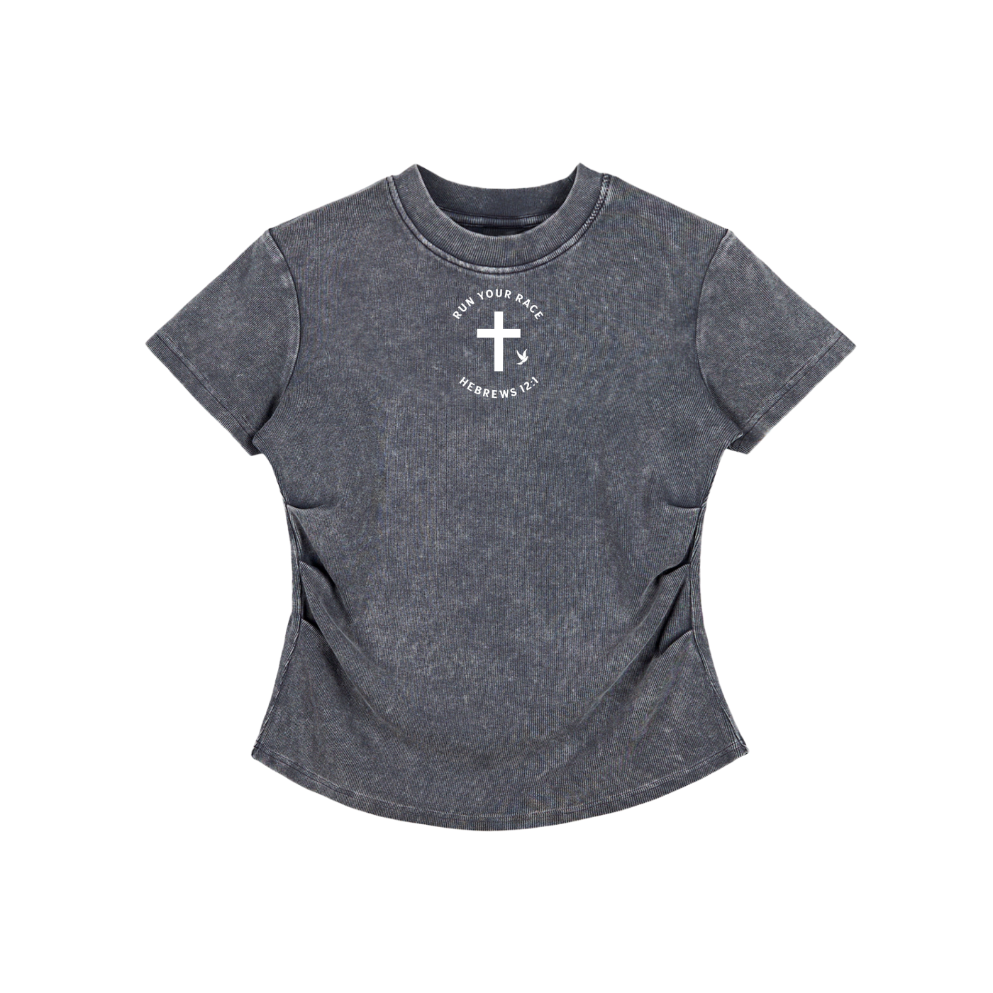 Vintage Washed Bodycon Cotton Jesus T-Shirt